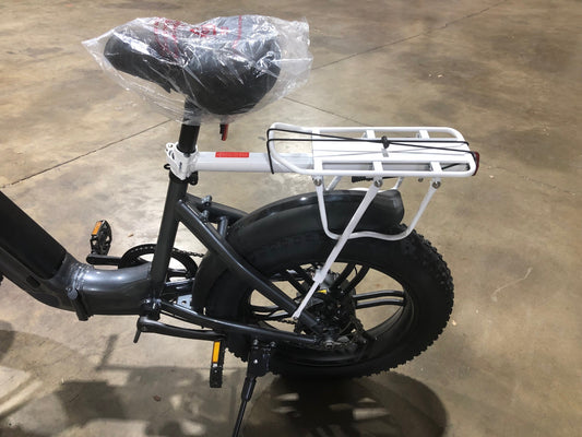 BIKE CARGO RACK - WHITE